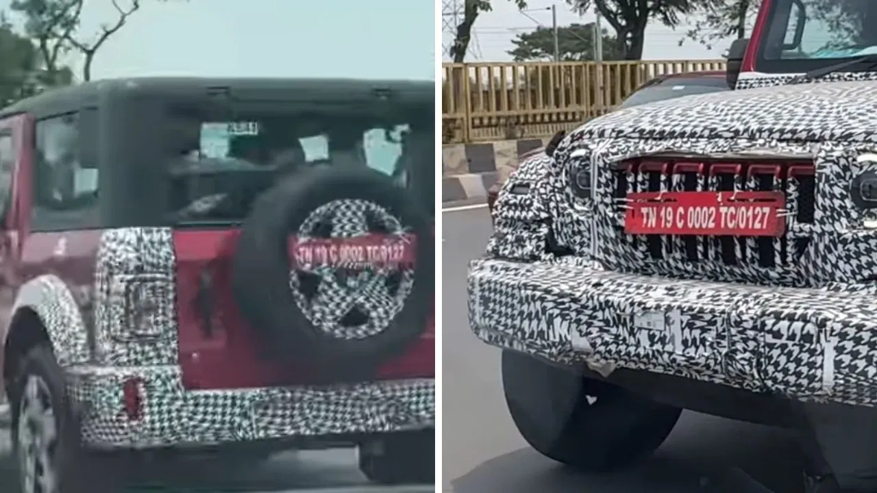 New Thar Update- फाइनल टेस्टिंग में नजर आई महिंद्रा की दमदार SUV, फ्रंट में दिखेंगे सबसे बड़े बदलाव