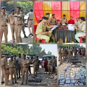 भट्ठी में धधका नशे का जखीरा, 302 किलो गांजा समेत हजारों नशीली दवाएं खाक