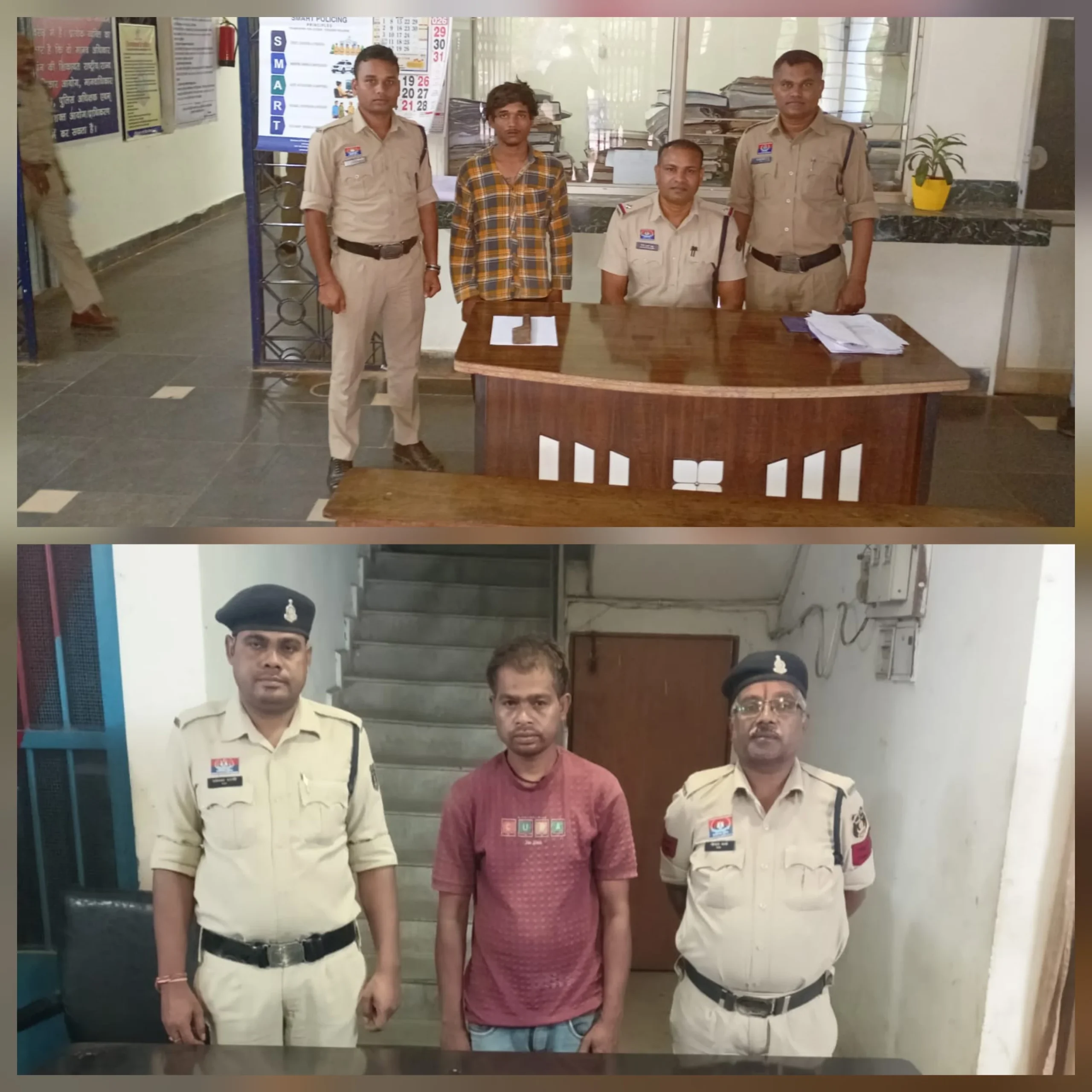 जब ‘घोड़ा’ चापड़ लेकर दौड़ा, सरवानी में चाकू चमका; पुलिस ने दोनों को पकड़ा