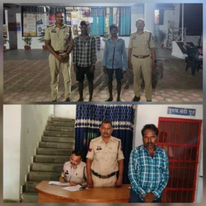 पुलिस की एक साथ दो बड़ी कार्रवाइयां, तीन आरोपियों की गिरफ्तारी से मचा हड़कंप