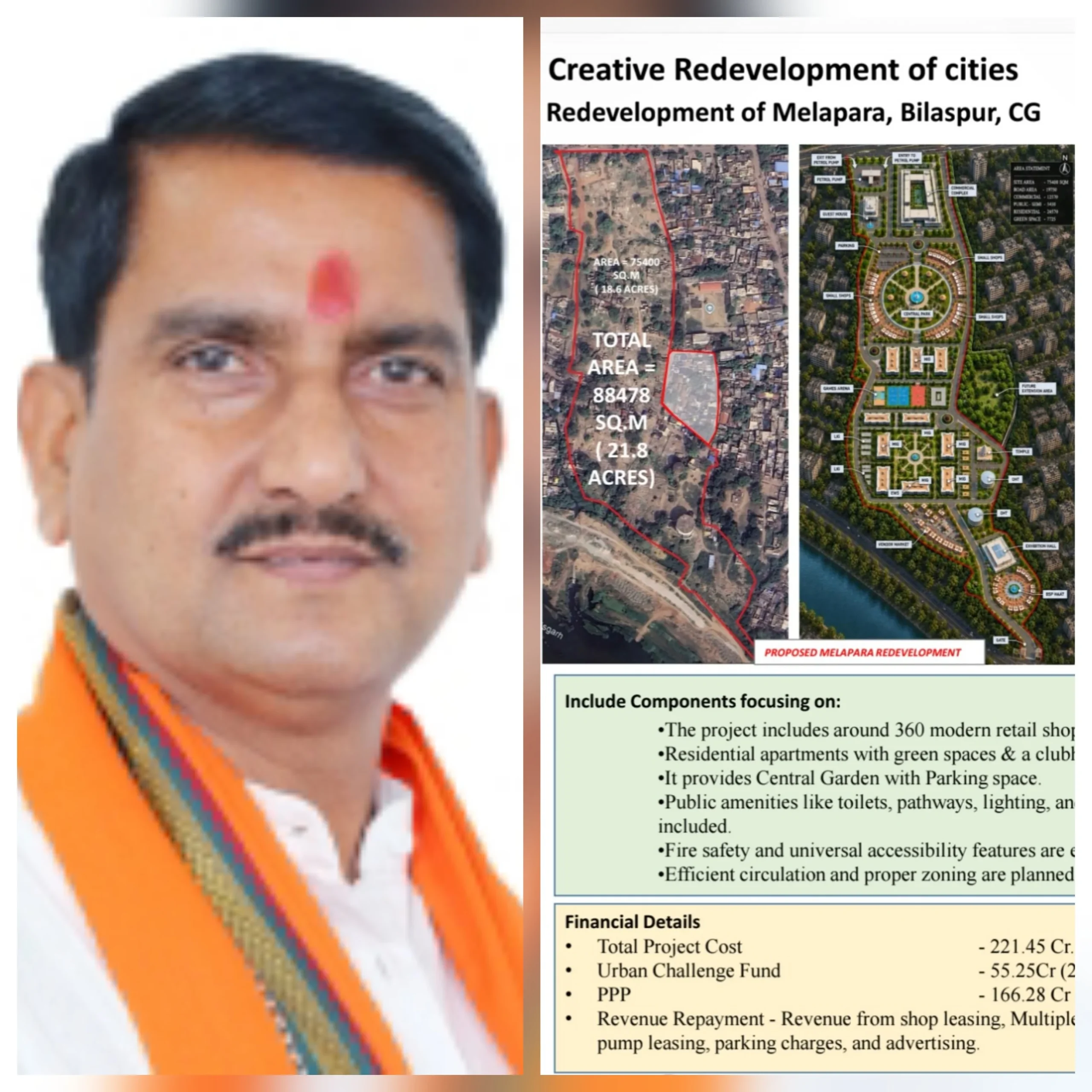 बिलासपुर के पुराने बाजारों की बदलेगी तस्वीर! केंद्रीय मंत्री तोखन साहू ने शनिचरी–मेलापारा के लिए पेश किया प्रस्ताव, कायाकल्प पर खर्च होंगे 498.53 करोड़