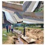 पहली बारिश में बह गया ‘मंत्री का विकास’! लाखों की नाली ढही, भ्रष्टाचार के सवाल