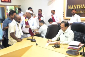 कहीं नदी में राखड़, कहीं महीनेभर से बंद ट्रांसफार्मर—जनदर्शन में खुली सरकारी व्यवस्था की गांठ
