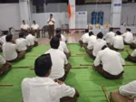 RSS दाहिर उपनगर संजीवनी प्रभात शाखा का पथसंचलन