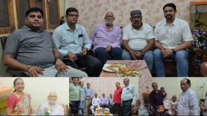 वैदिक रीति से मना साहित्यकार केशव  शुक्ल का 75 वाँ जन्मदिन